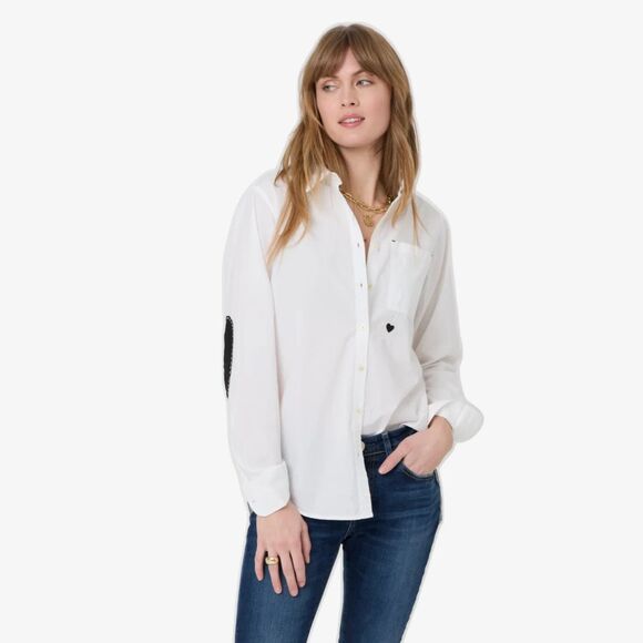 Kerri Rosenthal Mia Shirt Core Classic Tunic Top Buttondown Cotton XS NEW 281505 - Picture 1 of 8